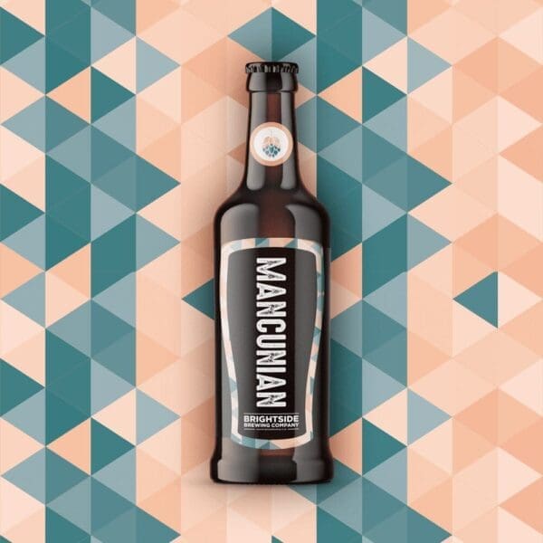 Mancunian blonde ale 500ml beer bottle 4.5% alcohol